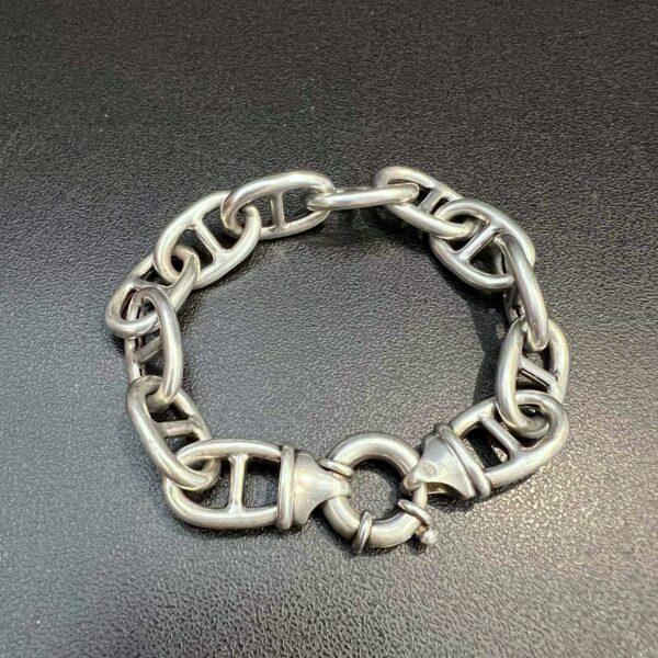 Bracelet “chaîne d’ancre” en argent