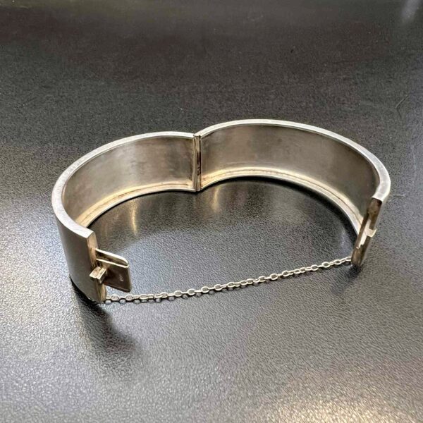 Bracelet manchette en argent et vermeil – Image 9