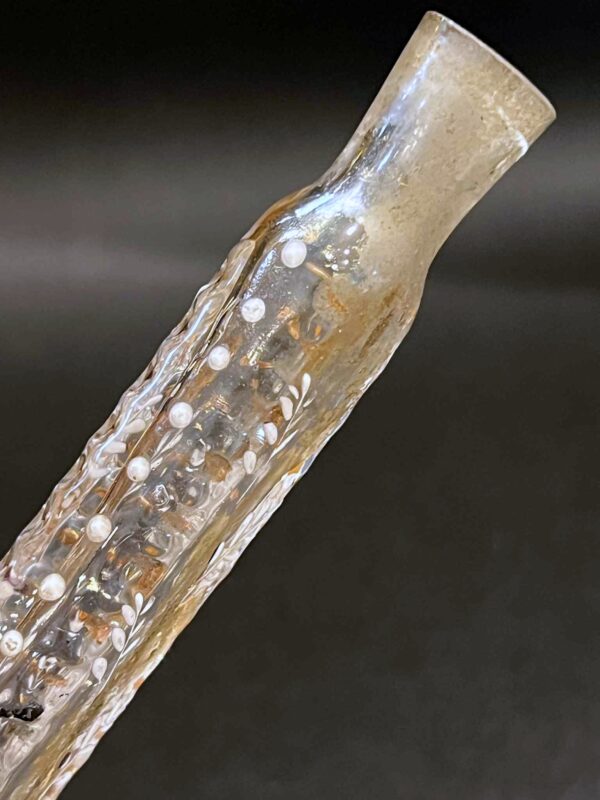 Flacon à sels en cristal taillé à décor peint à l’or – Image 4