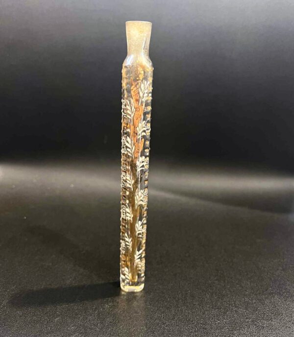 Flacon à sels en cristal taillé à décor peint à l’or – Image 7