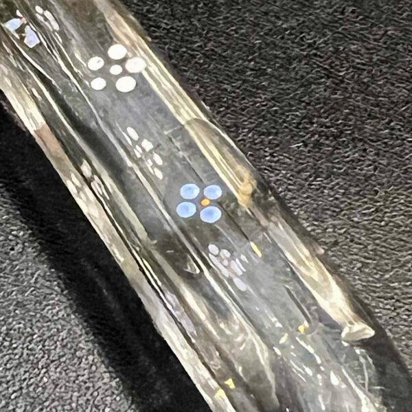 Flacon à sels en cristal taillé à décor émaillé XVIIIème – Image 5