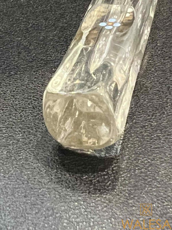 Flacon à sels en cristal taillé à décor émaillé XVIIIème – Image 7