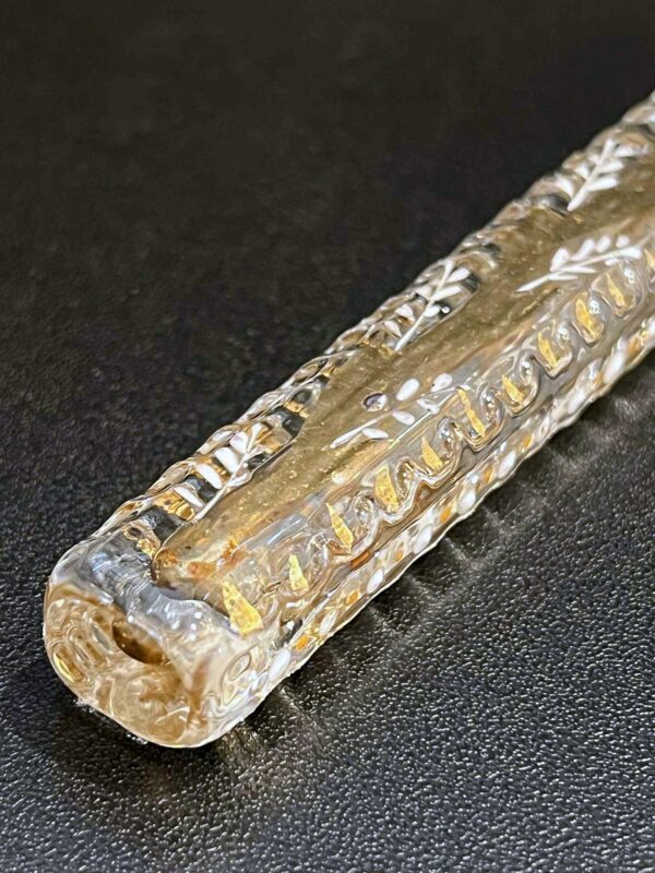 Flacon à sels en cristal taillé à décor peint à l’or – Image 9