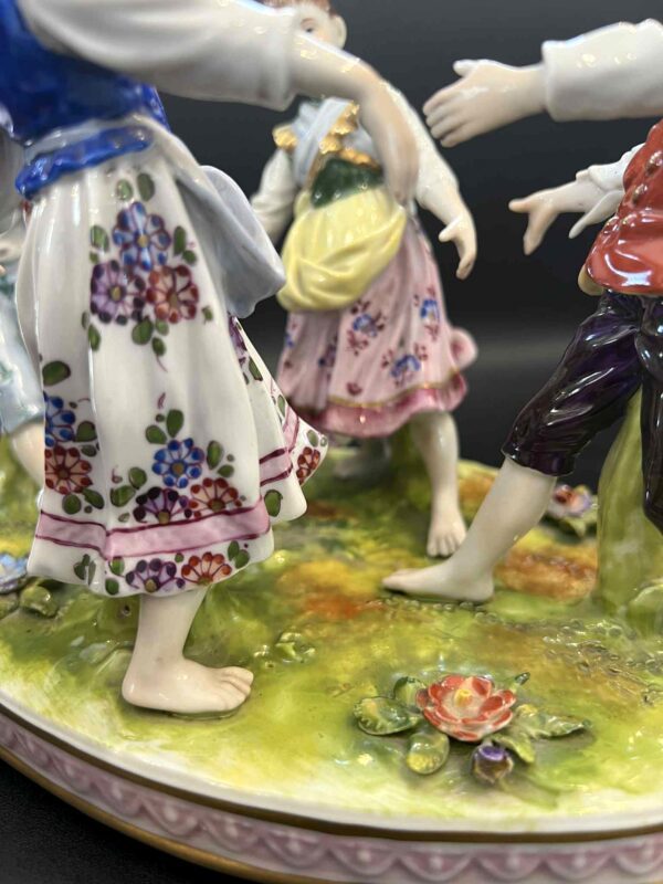 Groupe en porcelaine “Ronde enfantine"  Volkstedt thuringe – Image 9