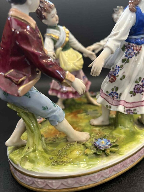 Groupe en porcelaine “Ronde enfantine"  Volkstedt thuringe – Image 8