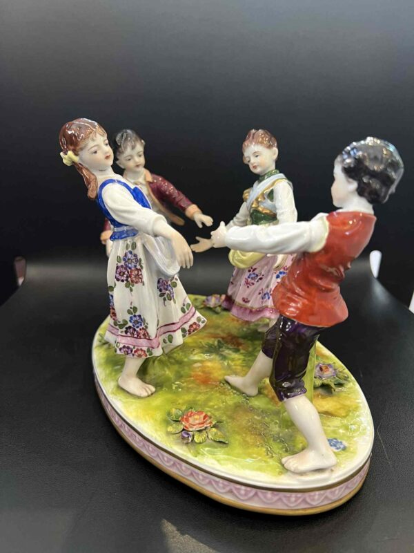 Groupe en porcelaine “Ronde enfantine"  Volkstedt thuringe – Image 7