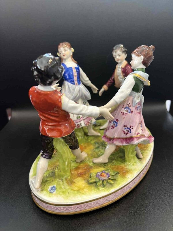 Groupe en porcelaine “Ronde enfantine"  Volkstedt thuringe – Image 3