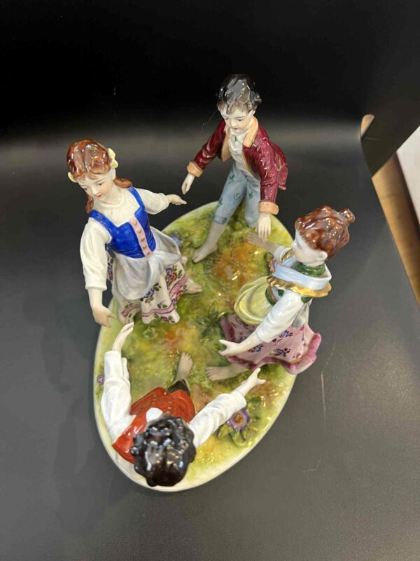 Groupe en porcelaine “Ronde enfantine"  Volkstedt thuringe – Image 6