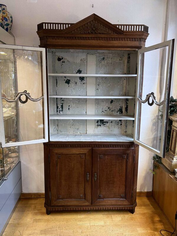 Buffet -vitrine d’époque XVIIIe de style Louis XVI – Image 2