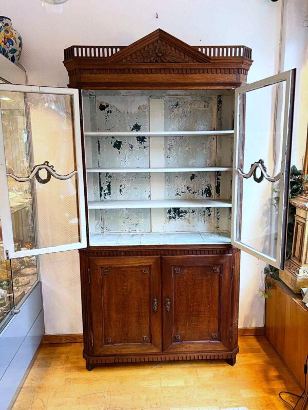 Buffet -vitrine d’époque XVIIIe de style Louis XVI – Image 8