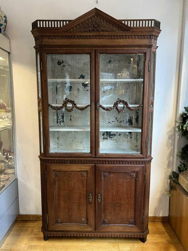Buffet -vitrine d’époque XVIIIe de style Louis XVI – Image 7