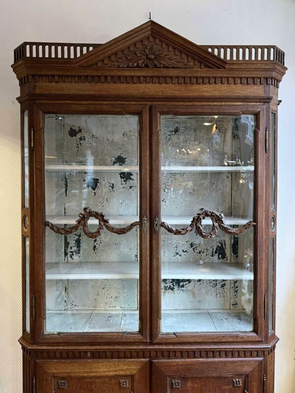 Buffet -vitrine d’époque XVIIIe de style Louis XVI – Image 6