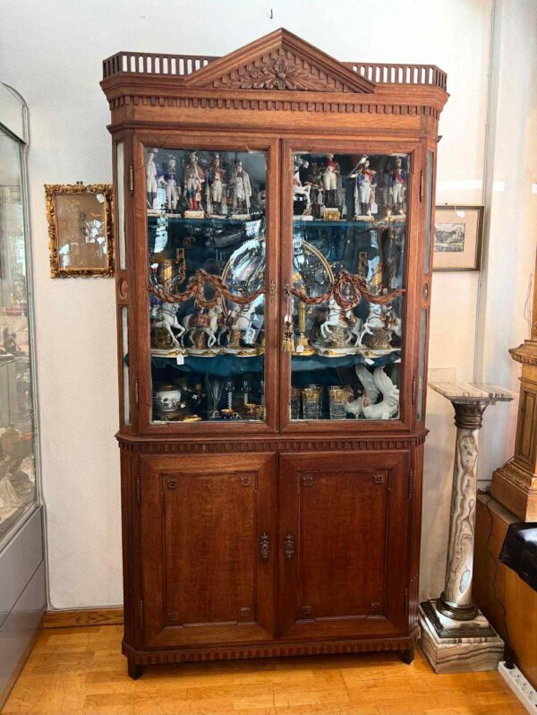 Buffet -vitrine d’époque XVIIIe de style Louis XVI – Image 9