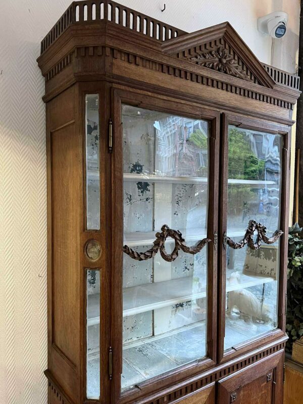 Buffet -vitrine d’époque XVIIIe de style Louis XVI – Image 4