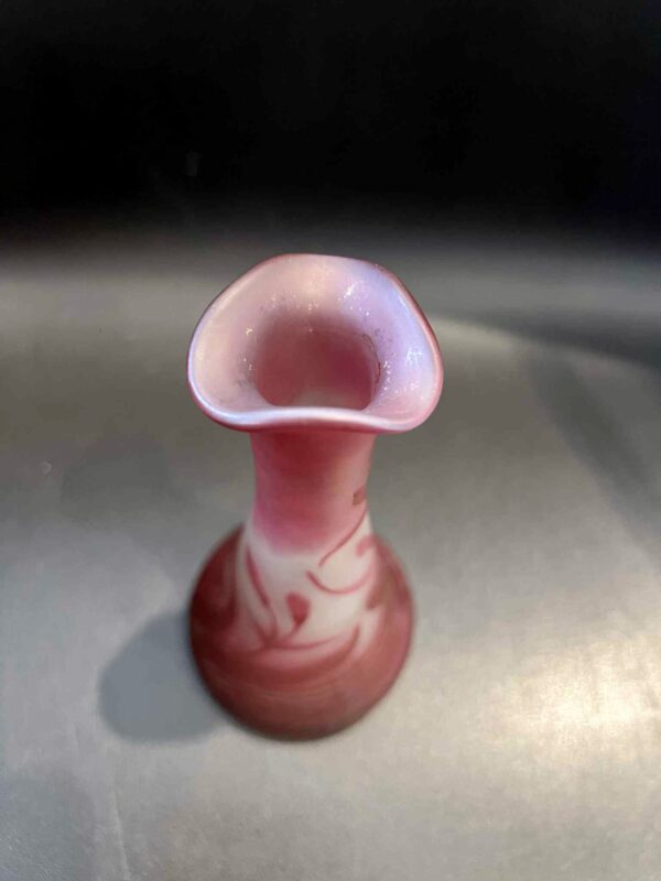 VAL SAINT LAMBERT vase Art-Nouveau Léon LEDRU – Image 6