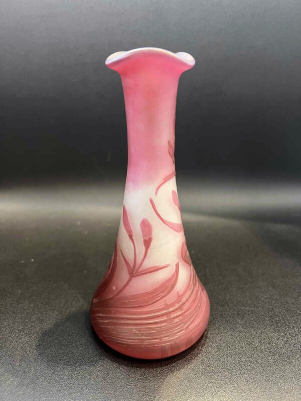 VAL SAINT LAMBERT vase Art-Nouveau Léon LEDRU – Image 5