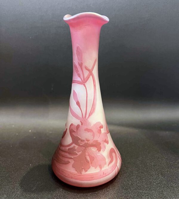 VAL SAINT LAMBERT vase Art-Nouveau Léon LEDRU