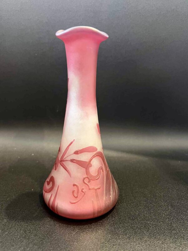 VAL SAINT LAMBERT vase Art-Nouveau Léon LEDRU – Image 2