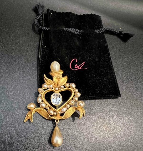 Christian LACROIX - Broche « cœur » – Image 5