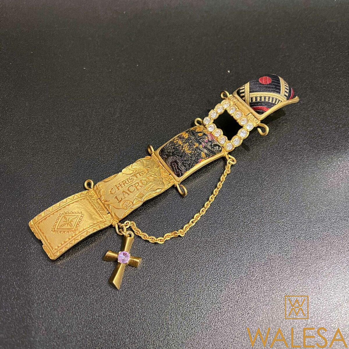 Christian LACROIX - bracelet manchette articulé – Image 2