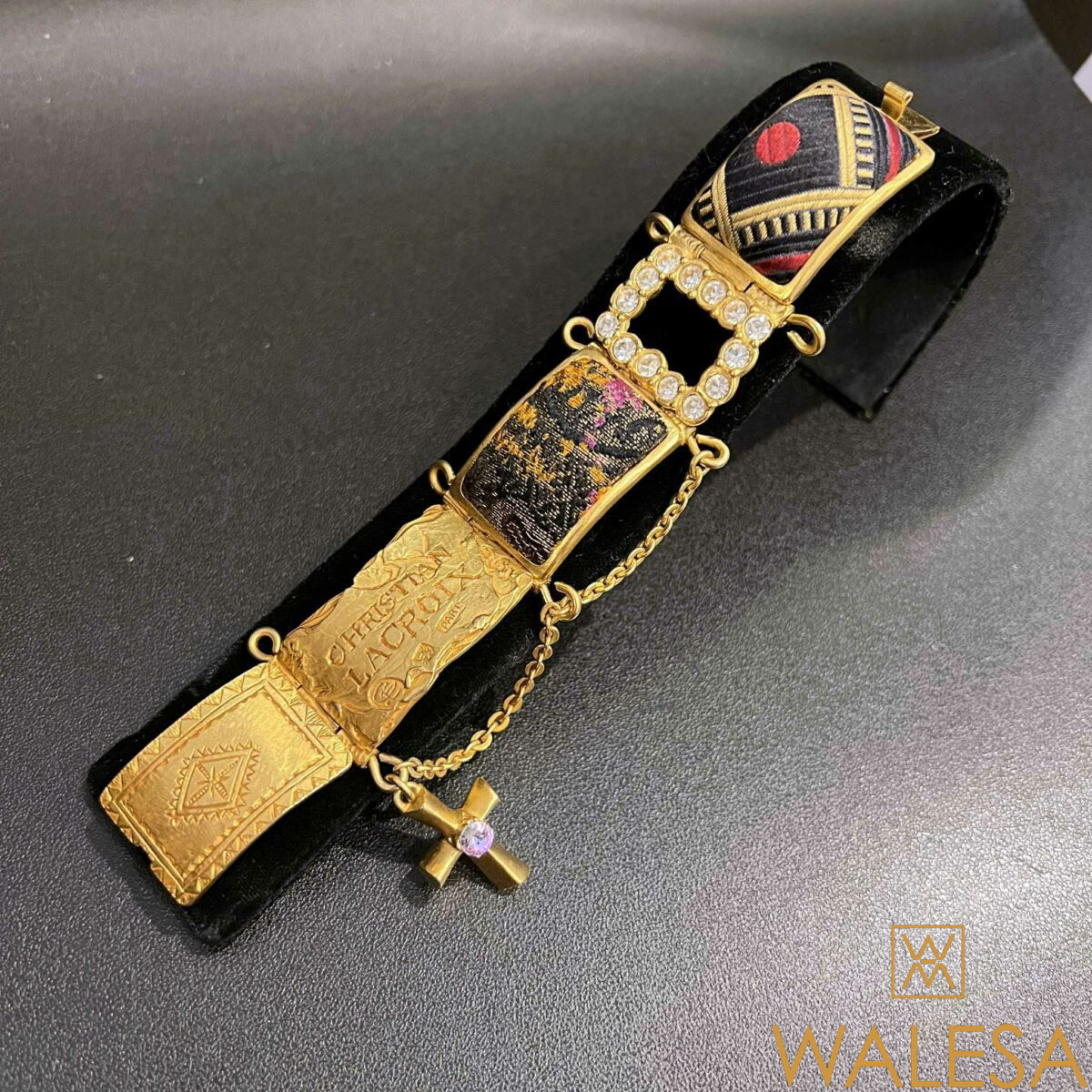 Christian LACROIX - bracelet manchette articulé – Image 3