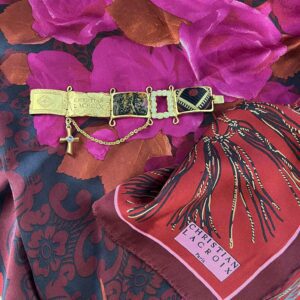 Christian LACROIX - bracelet manchette articulé