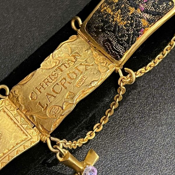 Christian LACROIX - bracelet manchette articulé – Image 4