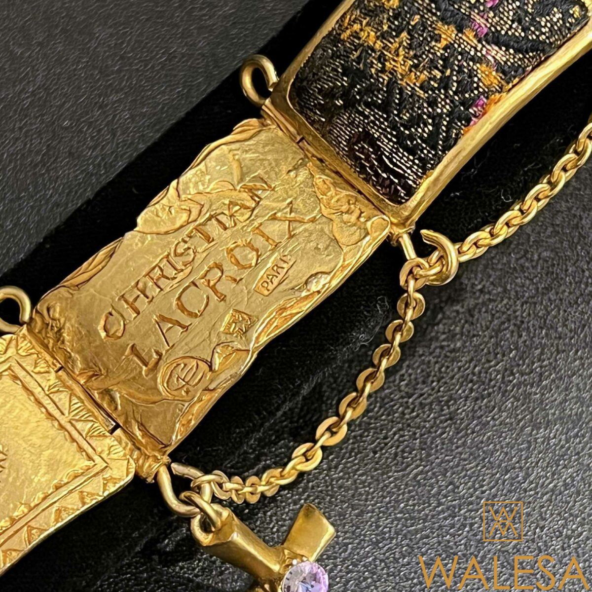 Christian LACROIX - bracelet manchette articulé – Image 4