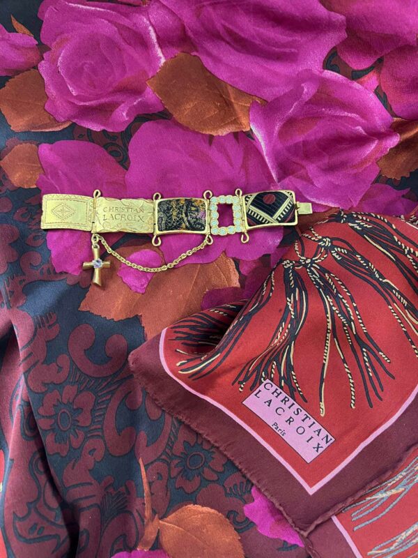 Christian LACROIX - bracelet manchette articulé