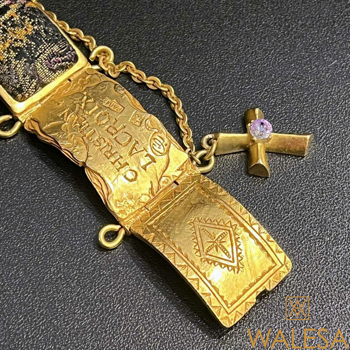 Christian LACROIX - bracelet manchette articulé – Image 7