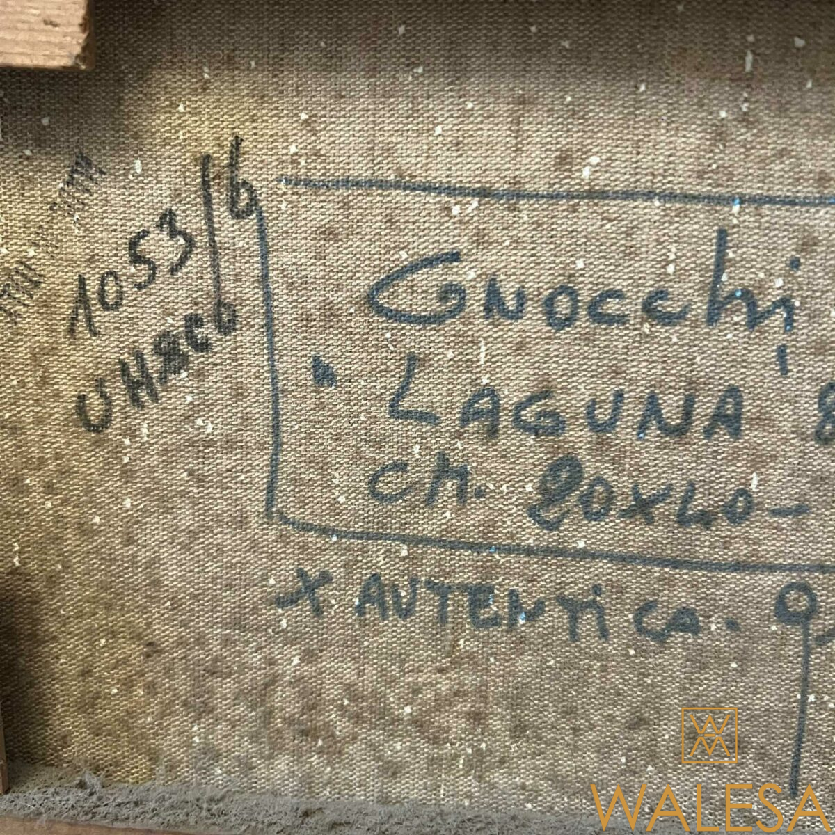 Franco GNOCCHI (1945) « Laguna » 85 Huile sur toile – Image 7