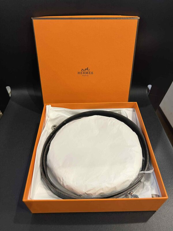 HERMÈS - ceinture modèle « Kelly 18 » – Image 2