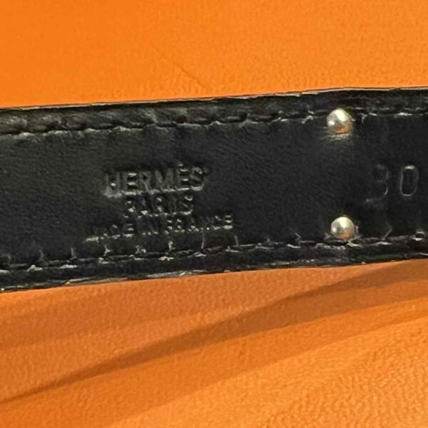 HERMÈS - ceinture modèle « Kelly 18 » – Image 4