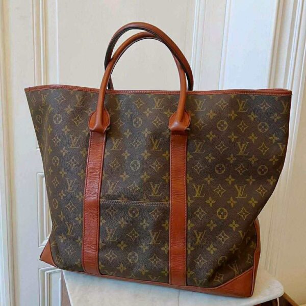 LOUIS VUITTON - grand sac cabas week-end