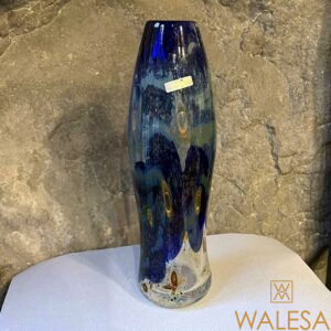 Louis Leloup Vase en Cristal à décor d’oxydes métalliques II