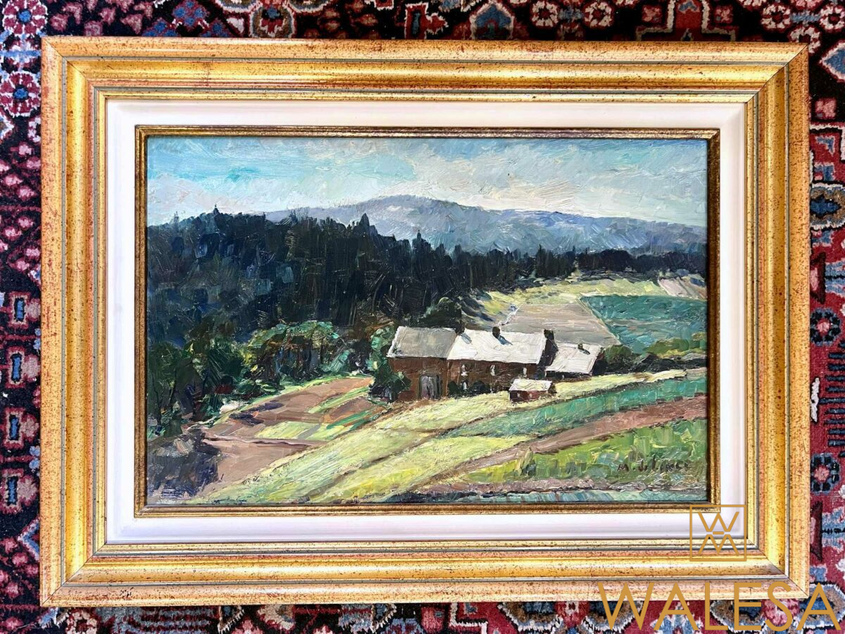 Marcel De LINCÉ « Paysage » huile sur panneau