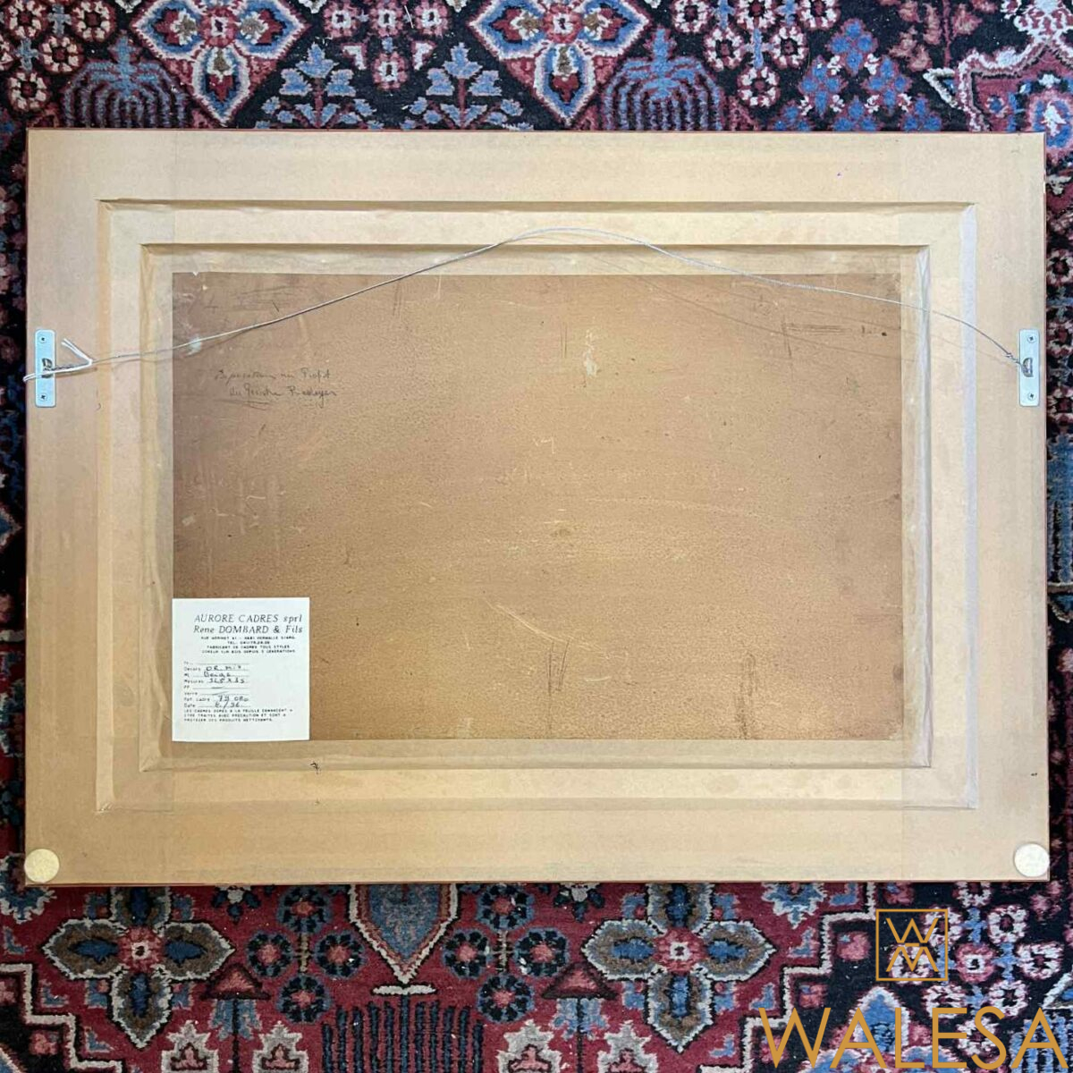 Marcel De LINCÉ « Paysage » huile sur panneau – Image 6