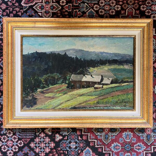 Marcel De LINCÉ « Paysage » huile sur panneau – Image 2