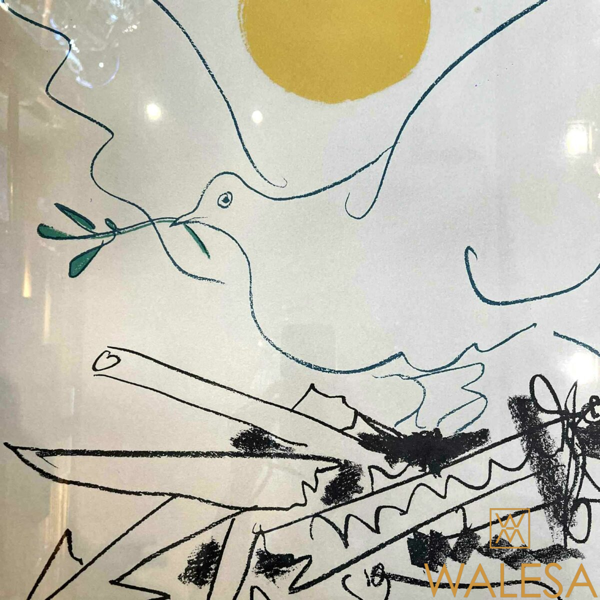 Pablo PICASSO lithographie «La Colombe de l’avenir» – Image 2