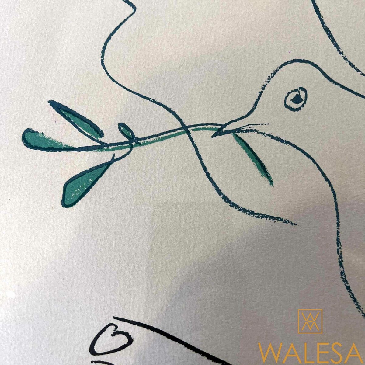 Pablo PICASSO lithographie «La Colombe de l’avenir» – Image 4