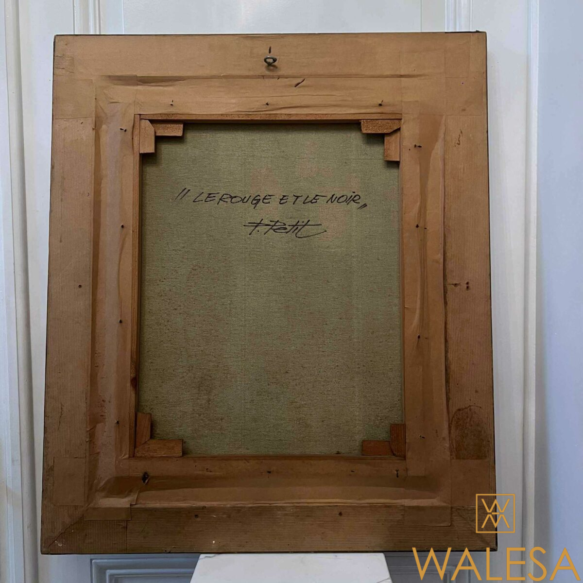 Pierre PETIT (1934) « Le rouge et le noir » Huile sur toile – Image 6