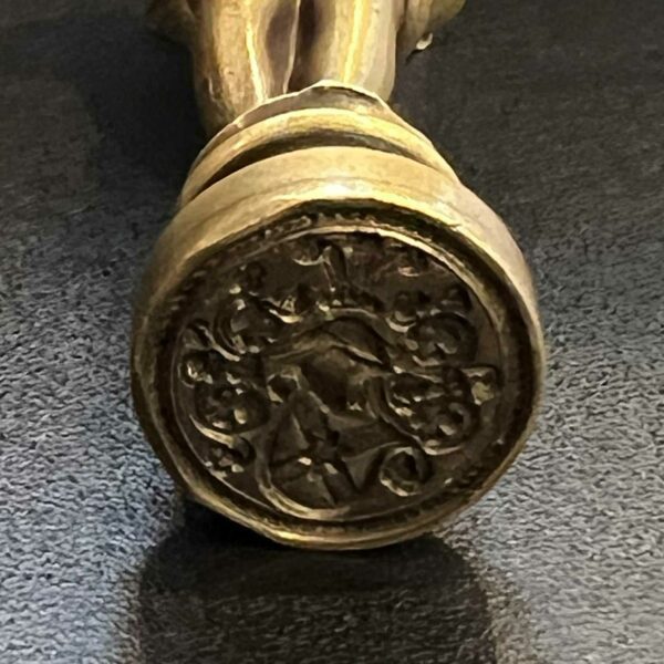 Sceau en bronze chérubin – Image 3