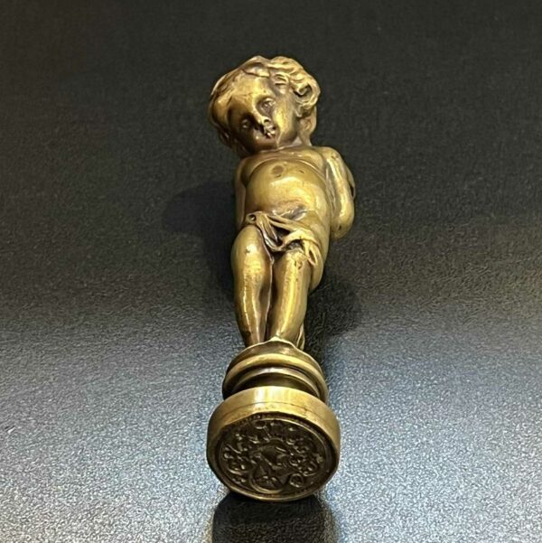 Sceau en bronze chérubin – Image 2