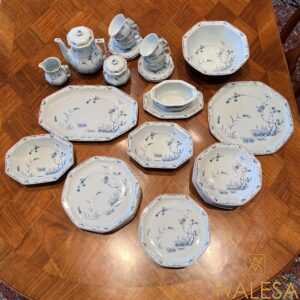 HAVILAND Limoges - modèle “Jardin bleu”