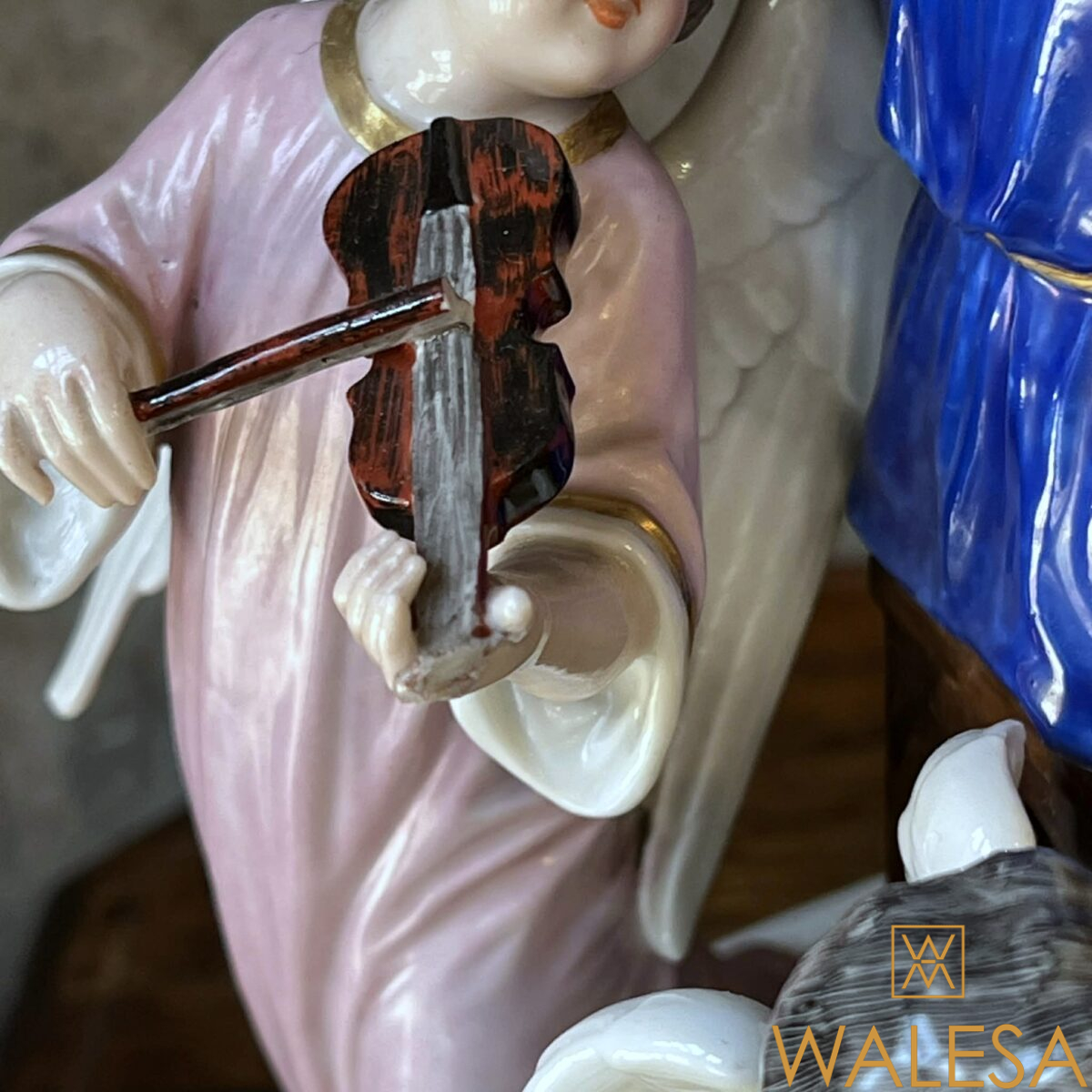 Sainte Cécile - Groupe en porcelaine Achille-Bloch Paris – Image 14