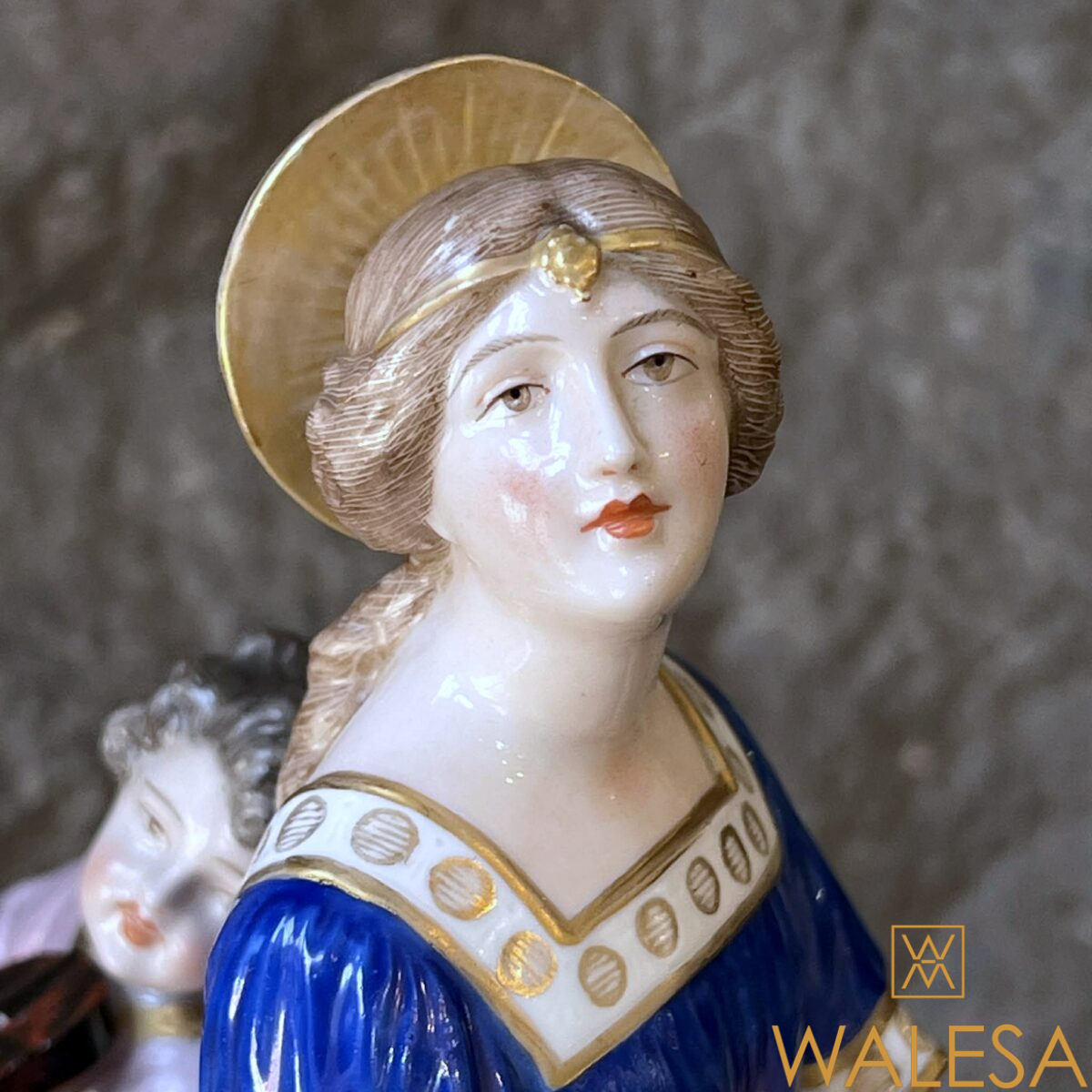 Sainte Cécile - Groupe en porcelaine Achille-Bloch Paris – Image 6