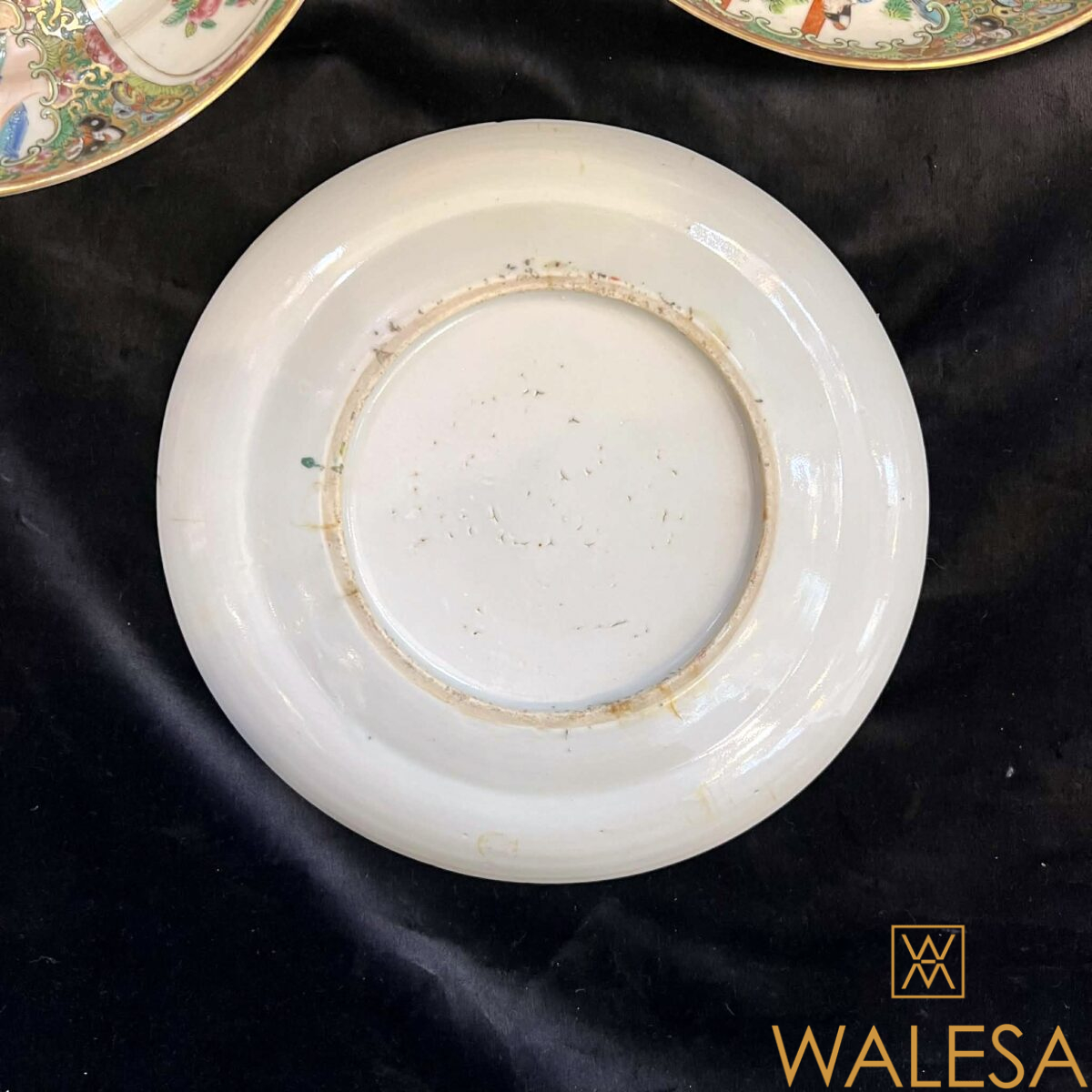 Canton - porcelaine de Chine- Famille rose - 12 assiettes – Image 7