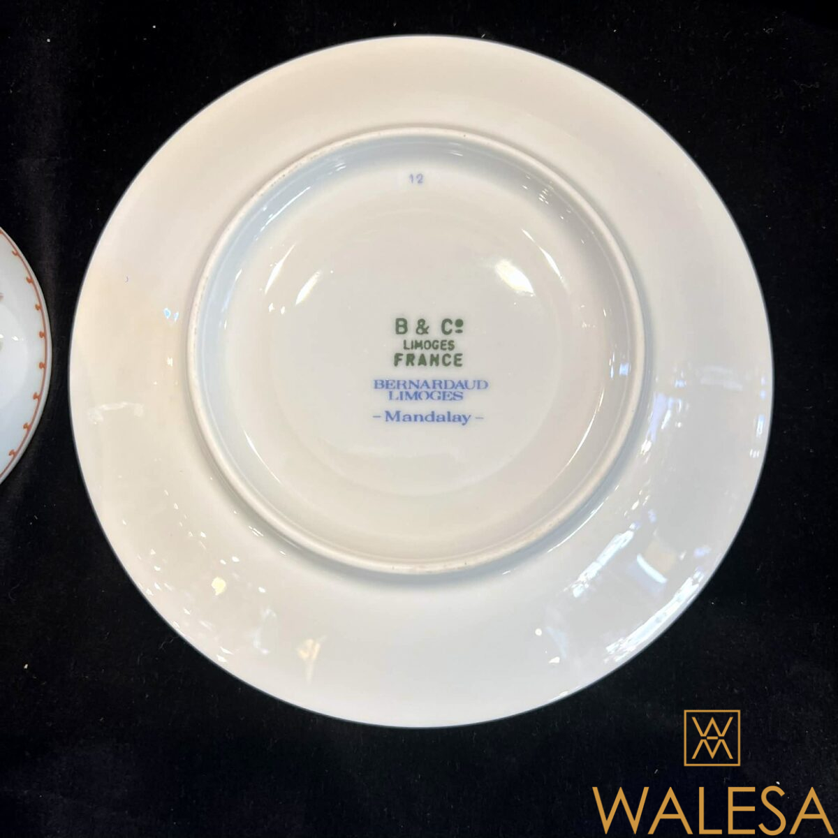 Limoges Bernardaud modèle Mandalay service à dîner et à dessert en porcelaine – Image 11