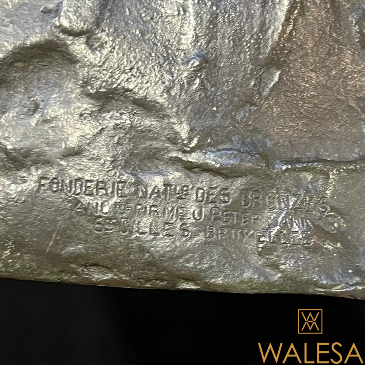 Maurice GUIRAUD-RIVIERE « femme nue allongée » sculpture en bronze – Image 10