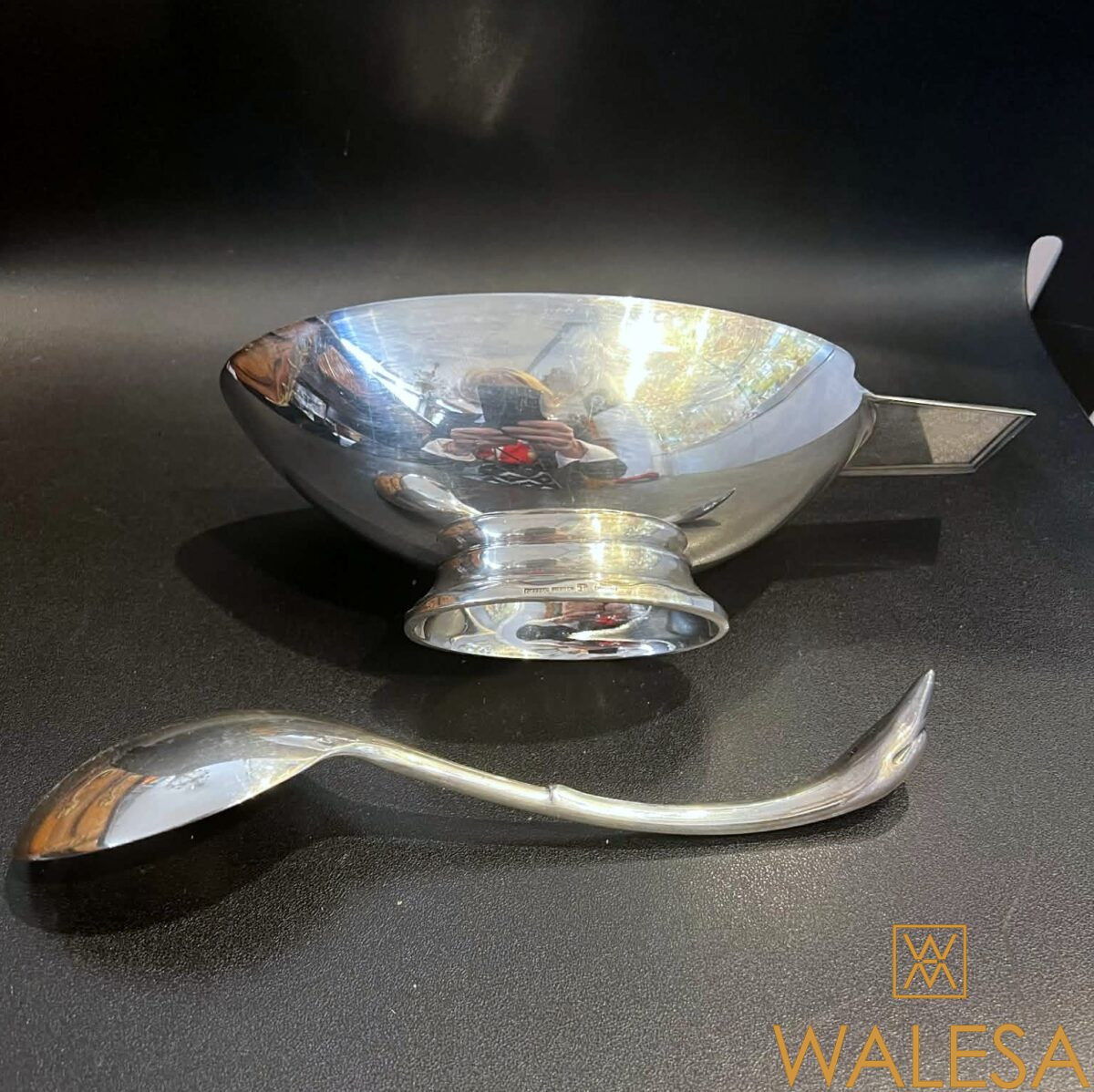 Argenterie CHRISTOFLE Collection Gallia - saucière « Cygne » – Image 3